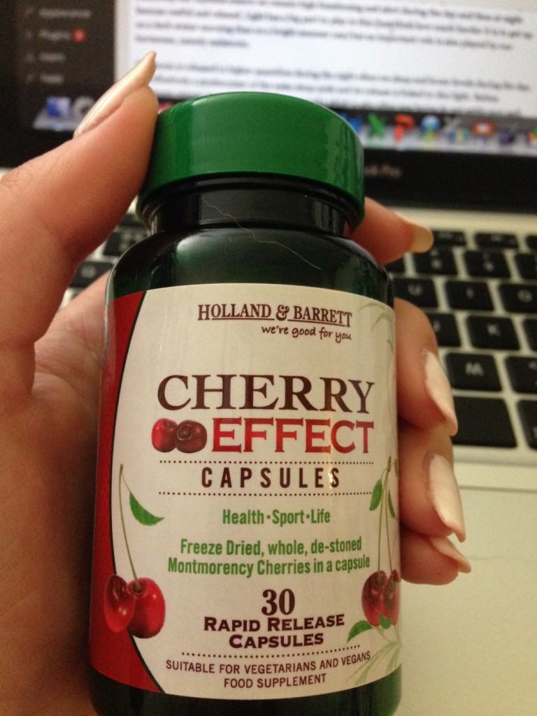 Cherry Capsules to boost Melatonin